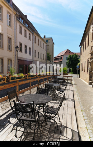 Café, Merseburg, Saxe-Anhalt, Allemagne, Europe Banque D'Images