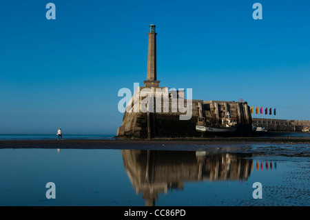 Vue du Port de Margate témoigne du bras. Île de Thanet. Kent. L'Angleterre. UK Banque D'Images