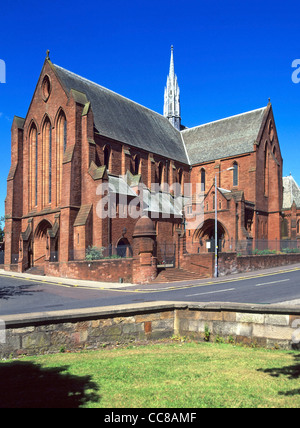 Le grès rouge gothique victorien baronnie Hall également connu sous le nom de baronnie Church utilisé comme une fonction hall par l'Université de Strathclyde Glasgow Scotland UK Banque D'Images