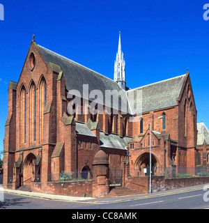 Le grès rouge gothique victorien baronnie Hall également connu sous le nom de baronnie Church utilisé comme une fonction hall par l'Université de Strathclyde Glasgow Scotland UK Banque D'Images