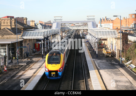 Loughborough gare sur la midland mainline Banque D'Images