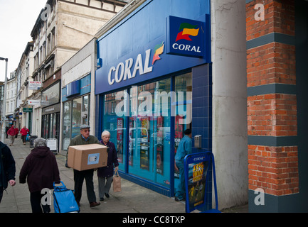 Les bookmakers UK Betting Shops Shop Banque D'Images