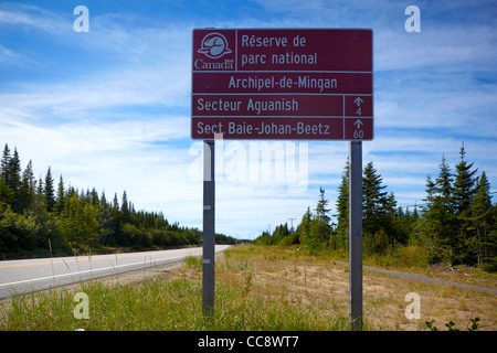 Archipel de Mingan, Réserve de Parc National, Québec, Canada Banque D'Images