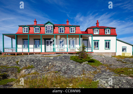 Maison Baie-Johan-Beetz, Québec, Canada Banque D'Images