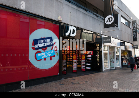 Magasin de sport JD dans High Street, Bromley, Kent, Angleterre Banque D'Images