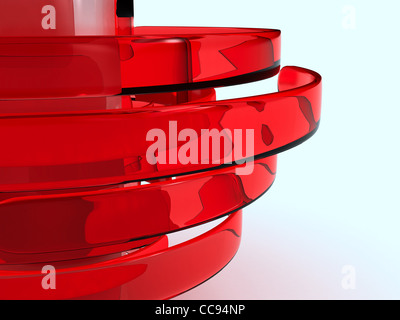 3d abstrait arrière-plan pour la conception web. L'image rendue Banque D'Images