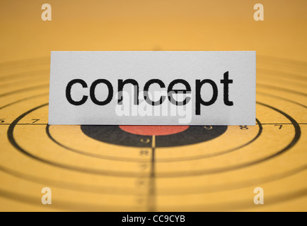 Cible de concept Banque D'Images