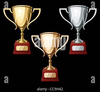 Tasses de sport Banque D'Images