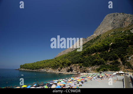 Italie, Basilicate, Maratea, plage de Fiumicello Banque D'Images