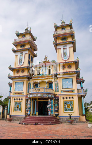 Temple de cao dai, Cay, Vietnam Banque D'Images