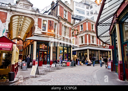 Gracechurch street et Leadenhall Market - Londres (UK) Banque D'Images