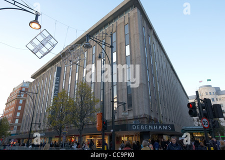 Debenhams flagship sur Oxford Street London England uk united kingdom Banque D'Images