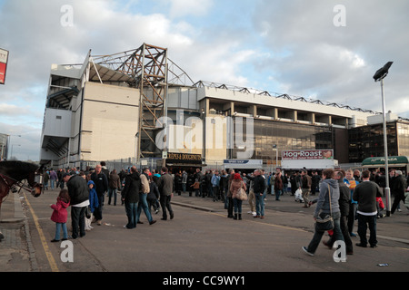 Stade de football White Hart Lane, ancien terrain (1899 à 2017) de Tottenham Hotspur ('Spurs') dans le nord de Londres, Royaume-Uni. Banque D'Images