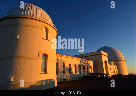 L'observatoire James Lick sur le mont Hamilton, San Jose, Californie CA (altitude 4200 pieds) au coucher du soleil Banque D'Images