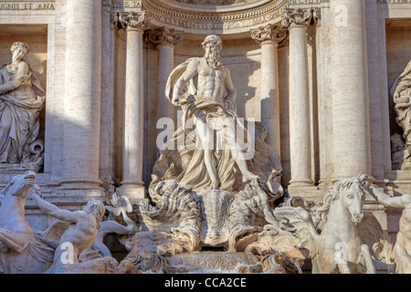 Fontaine de Trevi à Rome Banque D'Images