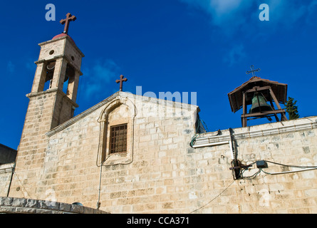 La basilique orthodoxe grecque de l'Annonciation à Nazareth Israël Banque D'Images