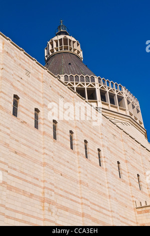 La basilique de l'Annonciation à Nazareth Israël Banque D'Images