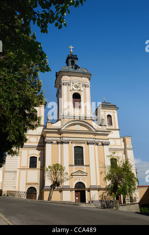 Église paroissiale de Banska Stiavnica, Slovaquie l'Unesco Banque D'Images