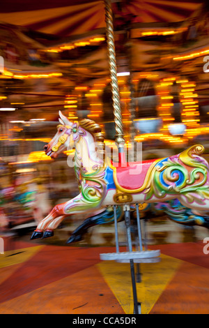 Carrousel chevaux Banque D'Images