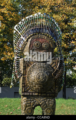 Statue le parc de Bercy paris France Banque D'Images