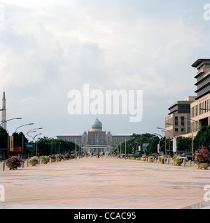 La photographie de voyage - Le Perdana Putra à Putrajaya à Kuala Lumpur en Malaisie en Asie du Sud-Est Extrême-Orient. Banque D'Images