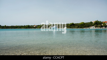 Luka cove dans Mirce près de Lovište, péninsule de Peljesac, Croatie Banque D'Images