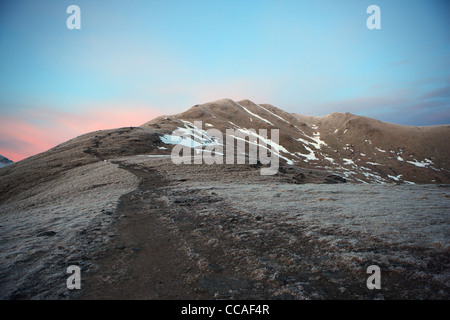 Temporisation Beinn Ghlas derrière l'un des Munros du Ben Lawers chaîne de montagnes dans le Perthshire Banque D'Images