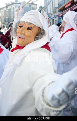 Carnaval de Limoux 2012 aude languedoc 11 photos du carnaval le plus ancien des mondes Banque D'Images