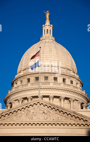 State Capitol Building à Madison Banque D'Images