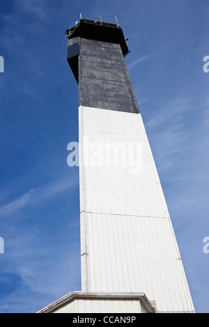 Le phare de charleston situé sur Sullivan's Island Banque D'Images