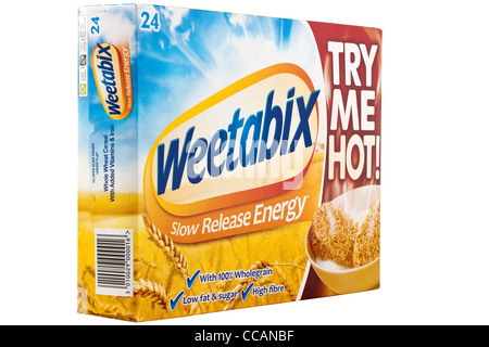 Boîte de 24 biscuits céréales Weetabix Banque D'Images