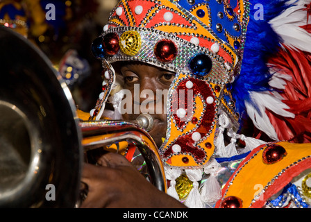 Junkanoo, Boxing Day Parade 2011, racines, Nassau, Bahamas Banque D'Images