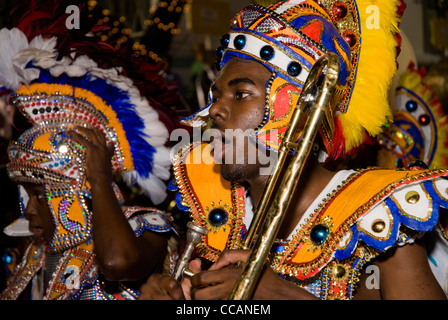 Junkanoo, Boxing Day Parade 2011, racines, Nassau, Bahamas Banque D'Images