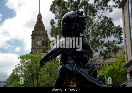 Place de la ville de Melbourne en Australie Banque D'Images