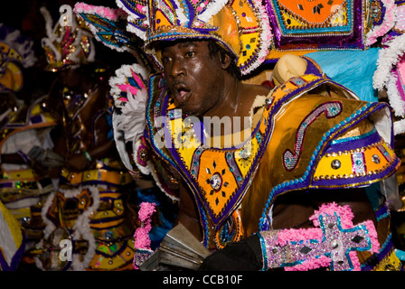 Junkanoo, Boxing Day Parade 2011, racines, Nassau, Bahamas Banque D'Images