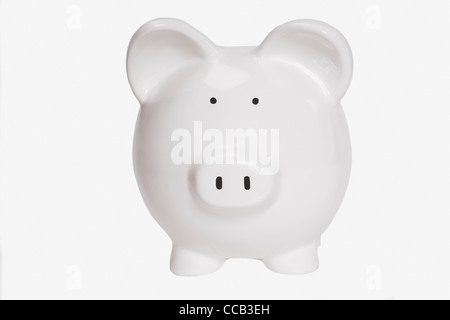 Detailansicht weißer bär von Sparschweines | photo de détail un white piggy bank Banque D'Images