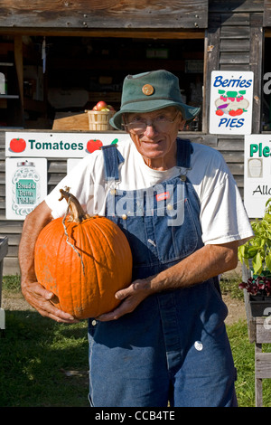 Eden Maine ferme stand hamburgers à vendre Banque D'Images