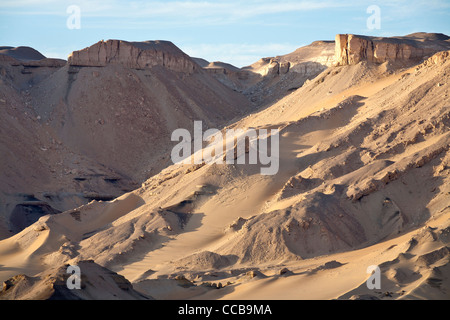 L'escarpement à Dakhla Oasis Afrique Egypte Banque D'Images