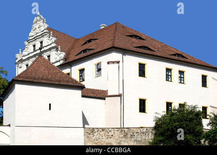 Vue sur le château Ortenburg à Bautzen. Banque D'Images