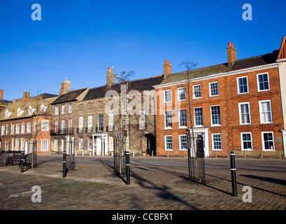 Les bâtiments historiques de la rue Quay Great Yarmouth, England Banque D'Images