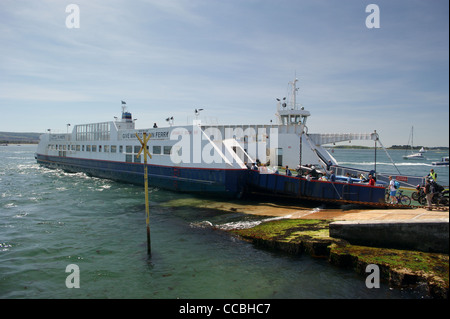 Bournemouth-Swanage Motor Road et compagnie de Ferry Ferry 'Bay' sur des ronces, Poole, Dorset, Angleterre Banque D'Images