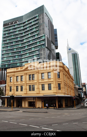 Les bâtiments historiques à Wellington, Perth, WA, Australie. Banque D'Images