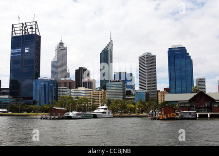 Barrack Street Jetty à Perth, Australie. Banque D'Images