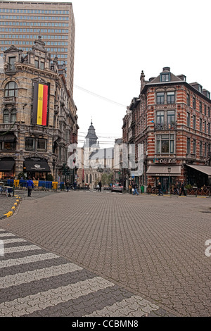 Bâtiments belge à place Grand Sablon à Bruxelles Banque D'Images