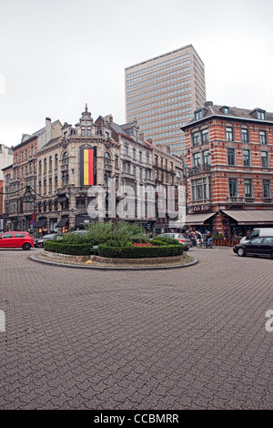 Bâtiments belge à place Grand Sablon à Bruxelles Banque D'Images