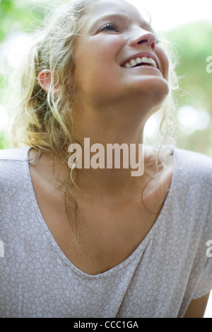 Woman laughing, portrait Banque D'Images