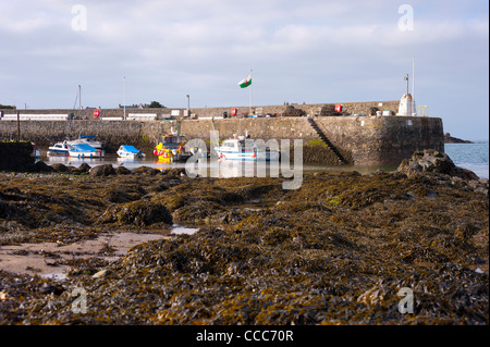 Cemaes Bay Anglesey au nord du Pays de Galles au Royaume-Uni. Banque D'Images