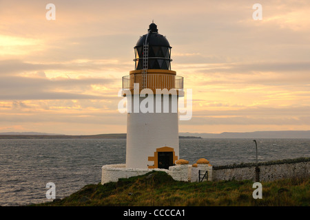 Phare Loch Indaal, Islay Banque D'Images