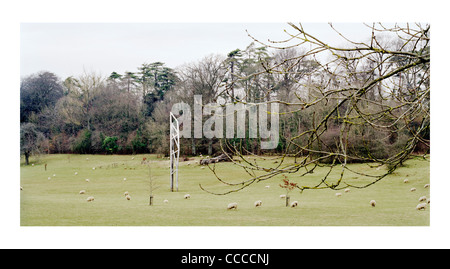 Château obélisque Carey Royaume-uni Peter Smithson 2002 Banque D'Images