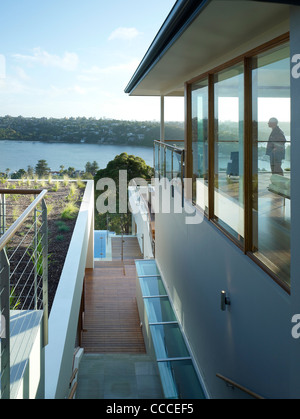 Maison à Manley, Sydney, Australie, par l'architecte Peter Chivers - Assemblage Banque D'Images